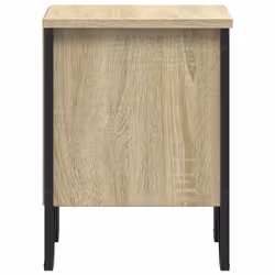 VidaXL 848497 Table de nuit et table de chevet Chêne - Vue supplémentaire 6