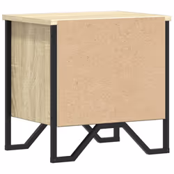 VidaXL 848497 Table de nuit et table de chevet Chêne - Vue supplémentaire 7