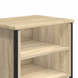 VidaXL 848497 Table de nuit et table de chevet Chêne - Vue supplémentaire 8
