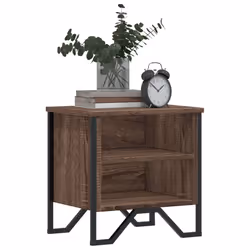 VidaXL 848502 Table de nuit et table de chevet Chêne - Vue supplémentaire 4
