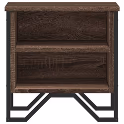 VidaXL 848502 Table de nuit et table de chevet Chêne - Vue supplémentaire 5