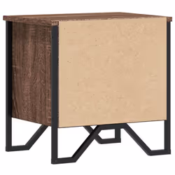VidaXL 848502 Table de nuit et table de chevet Chêne - Vue supplémentaire 7