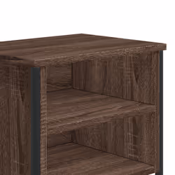 VidaXL 848502 Table de nuit et table de chevet Chêne - Vue supplémentaire 8