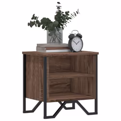 VidaXL 848503 Table de nuit et table de chevet Chêne - Vue supplémentaire 4