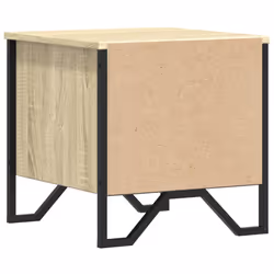 VidaXL 848506 Table de nuit et table de chevet Chêne - Vue supplémentaire 8