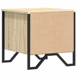 VidaXL 848507 Table de nuit et table de chevet Chêne - Vue supplémentaire 8
