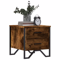 VidaXL 848508 Table de nuit et table de chevet Chêne - Vue supplémentaire 4