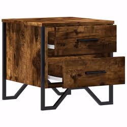 VidaXL 848508 Table de nuit et table de chevet Chêne - Vue supplémentaire 6
