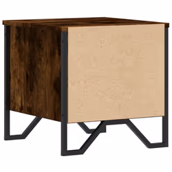 VidaXL 848508 Table de nuit et table de chevet Chêne - Vue supplémentaire 8