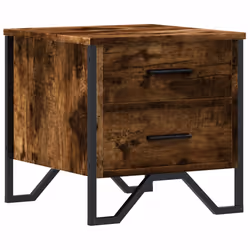 VidaXL 848509, Chêne, Métal, Bois, 400 mm, 410 mm, 400 mm, 2 pièce(s)