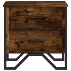 VidaXL 848509 Table de nuit et table de chevet Chêne - Vue supplémentaire 5