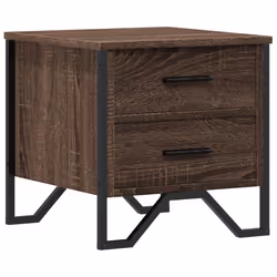 VidaXL 848513, Chêne, Métal, Bois, 400 mm, 410 mm, 400 mm, 2 pièce(s)