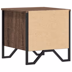 VidaXL 848513 Table de nuit et table de chevet Chêne - Vue supplémentaire 8