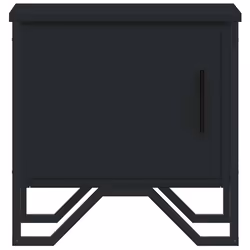 VidaXL 848514 Table de nuit et table de chevet Noir - Vue supplémentaire 5