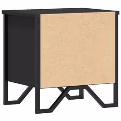 VidaXL 848514 Table de nuit et table de chevet Noir - Vue supplémentaire 8