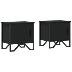 VidaXL 848515 Table de nuit et table de chevet Noir