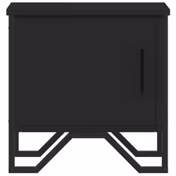 VidaXL 848515 Table de nuit et table de chevet Noir - Vue supplémentaire 5