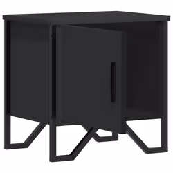 VidaXL 848515 Table de nuit et table de chevet Noir - Vue supplémentaire 6