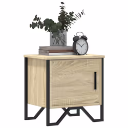 VidaXL 848517 Table de nuit et table de chevet Chêne - Vue supplémentaire 4