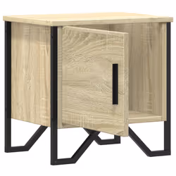 VidaXL 848517 Table de nuit et table de chevet Chêne - Vue supplémentaire 6