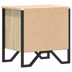 VidaXL 848517 Table de nuit et table de chevet Chêne - Vue supplémentaire 8
