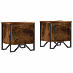 VidaXL 848519, Chêne, Métal, Bois, 400 mm, 300 mm, 400 mm, 2 pièce(s)