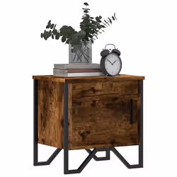 VidaXL 848519 Table de nuit et table de chevet Chêne - Vue supplémentaire 4