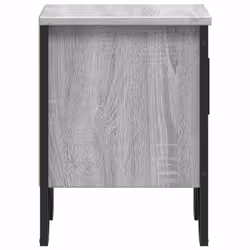 VidaXL 848520 Table de nuit et table de chevet Chêne - Vue supplémentaire 7