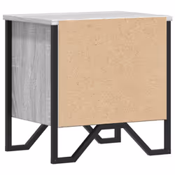 VidaXL 848520 Table de nuit et table de chevet Chêne - Vue supplémentaire 8