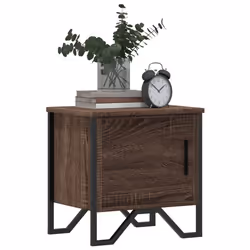 VidaXL 848523 Table de nuit et table de chevet Chêne - Vue supplémentaire 4