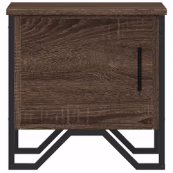 VidaXL 848523 Table de nuit et table de chevet Chêne - Vue supplémentaire 5