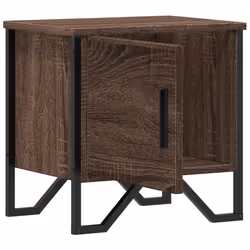 VidaXL 848523 Table de nuit et table de chevet Chêne - Vue supplémentaire 6