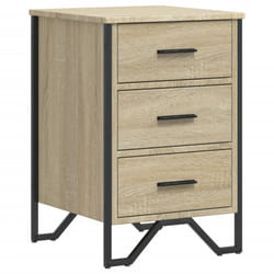 VidaXL 848525 Table de nuit et table de chevet Chêne