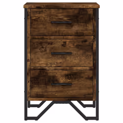 VidaXL 848526 Table de nuit et table de chevet Chêne - Vue supplémentaire 5