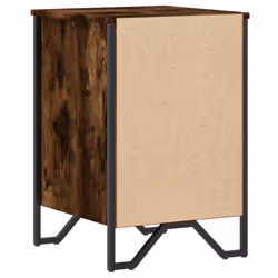 VidaXL 848526 Table de nuit et table de chevet Chêne - Vue supplémentaire 7