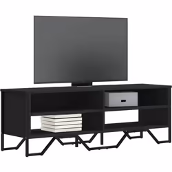 Ce meuble TV avec un grand espace de rangement est un complément pratique et attrayant pour votre salon ou votre chambre à co ...