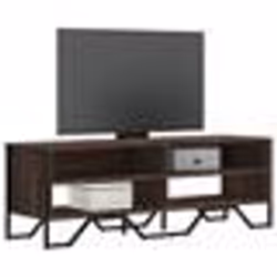 vidaXL Meuble TV chêne marron 122x34x41 cm bois d'ingénierie