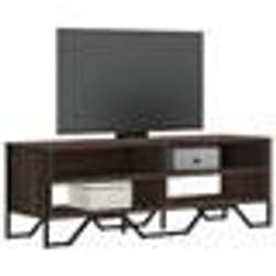 vidaXL Meuble TV chêne marron 122x34x41 cm bois d'ingénierie