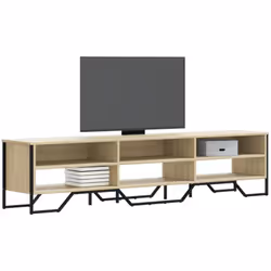 Ce meuble TV avec un grand espace de rangement est un complément pratique et attrayant pour votre salon ou votre chambre à co ...