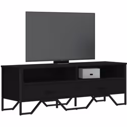 Ce meuble TV avec un grand espace de rangement est un complément pratique et attrayant pour votre salon ou votre chambre à co ...