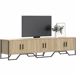 Ce meuble TV avec un grand espace de rangement est un complément pratique et attrayant pour votre salon ou votre chambre à co ...