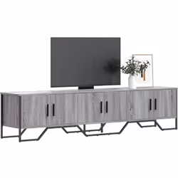 Ce meuble TV avec un grand espace de rangement est un complément pratique et attrayant pour votre salon ou votre chambre à co ...