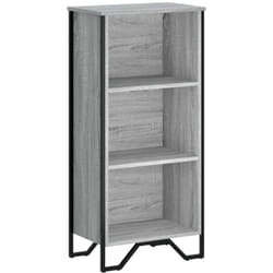 Bibliothèque sonoma gris 50x31x106 cm bois d'ingénierie Vidaxl