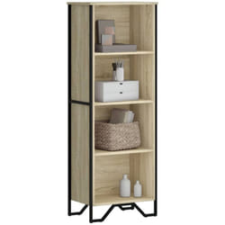 Bibliothèque chêne sonoma 50x31x137,5 cm bois d'ingénierie - Vidaxl