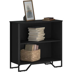 Vidaxl - Bibliothèque noir 80x31x74,5 cm bois d'ingénierie