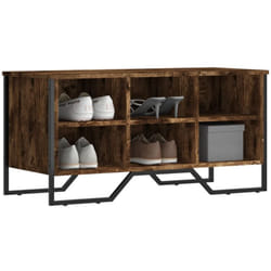 Vidaxl - Armoire à chaussures chêne fumé 90x38x45,5 cm bois d'ingénierie