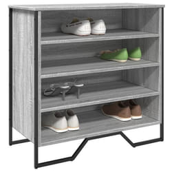 Vidaxl - Armoire À Chaussures Sonoma Gris 80x38x78 Cm Bois D'Ingénierie