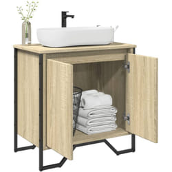 Vidaxl - Armoire lavabo de salle de bain chêne sonoma 60x35x60 cm