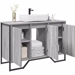 Ce meuble lavabo de salle de bain est un excellent supplément à votre salle de bain, ce qui lui donne une apparence ordonnée  ...