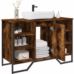 Ce meuble lavabo de salle de bain est un excellent supplément à votre salle de bain, ce qui lui donne une apparence ordonnée  ...